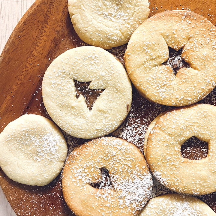 Edible Christmas Gift: Christmas Cookies Recipe, Christmas Treats, Linzer Cookies