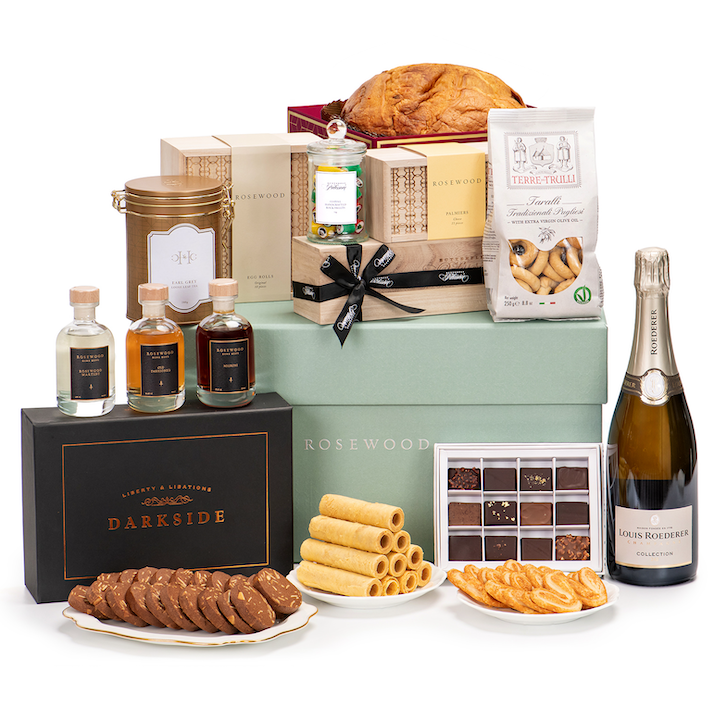 hong kong festive gift hampers holiday celebration baskets gourmet sweet christmas 2023 rosewood hong kong the gift of hope hamper butterfly patisserie