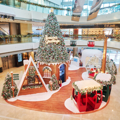 ifc mall snowpark christmas display interactive tree whats on new