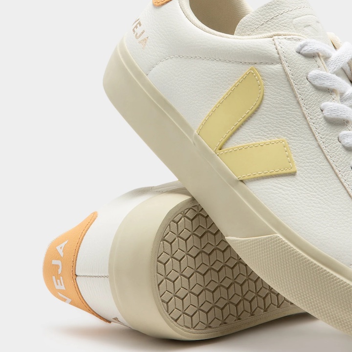 2024 Pantone Colour of the Year, Peach Fuzz: Veja Leather Sneakers