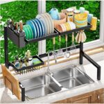hong kong homes limited space over sink dish rack
