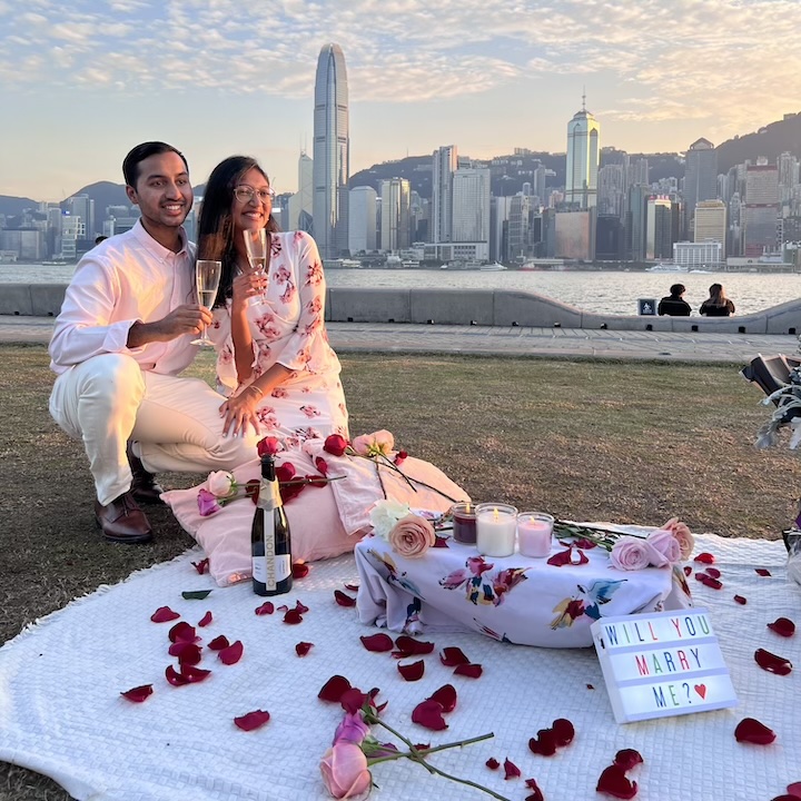 That Bride, Fashila Kanakka, Hong Kong Wedding, DIY Wedding: West Kowloon Park Proposal