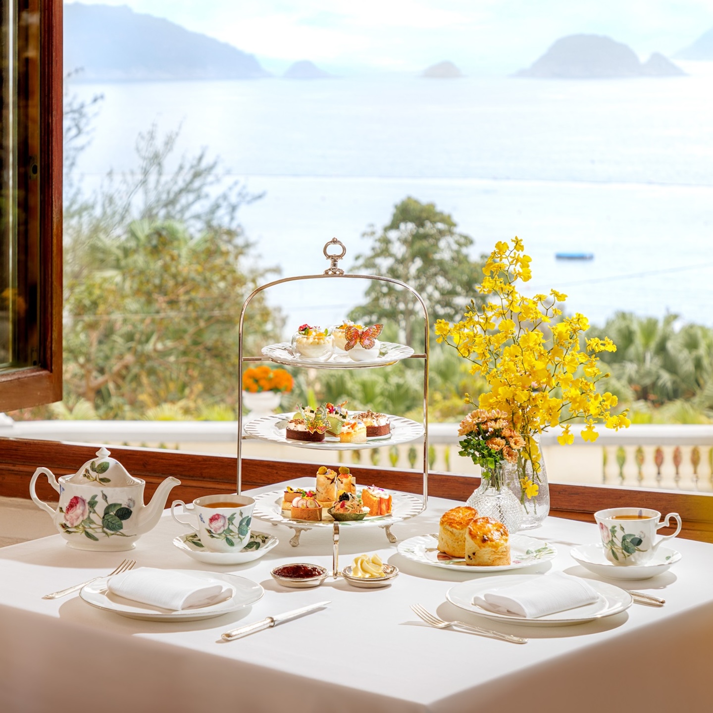 Best Afternoon Tea Hong Kong, High Tea Sets: The Verandah Floral Bliss Afternoon Tea