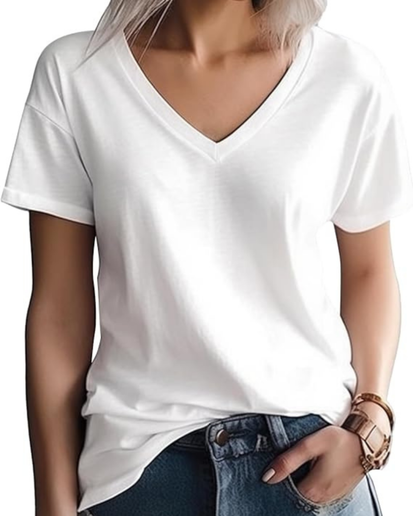 Spring Capsule Wardrobe, Essential Pieces: Basic White T-Shirt