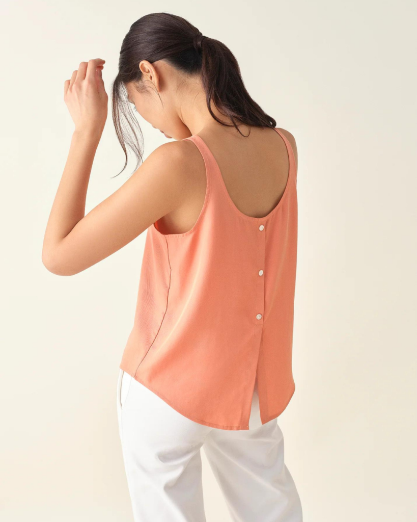 Spring Capsule Wardrobe, Essential Pieces: Sleeveless Top, Silk Camisole