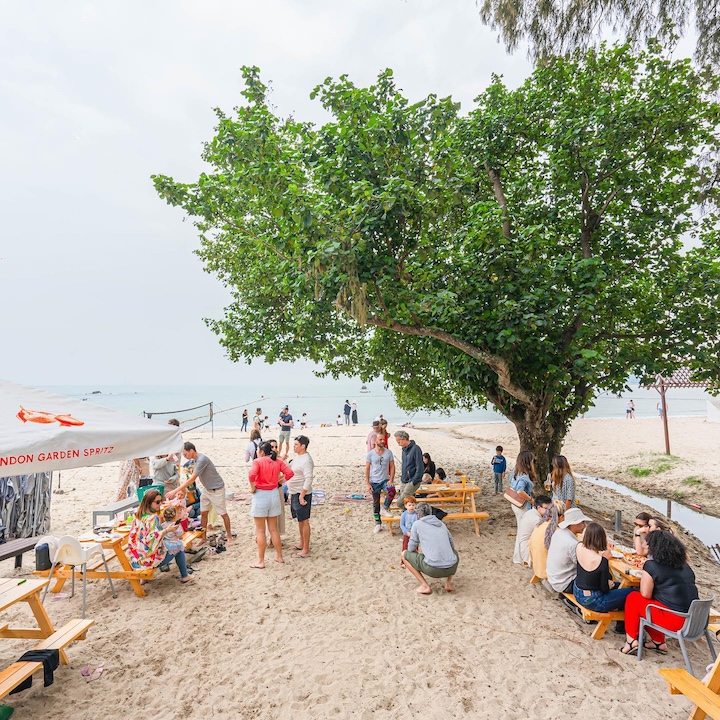 Seaview restaurant hong kong, beachside restaurant hong kong, restaurant with a view: Lantana Beach Club, Cheung Sha