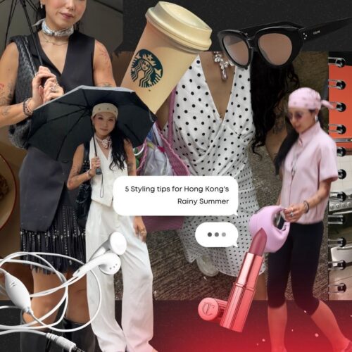 collage of hong kong summer style fashion