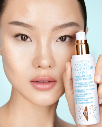 hong kong humidity heat tips products keep cool beauty skincare makeup sweat sun protection face mist Charlotte Tilbury Magic Hydrator Mist