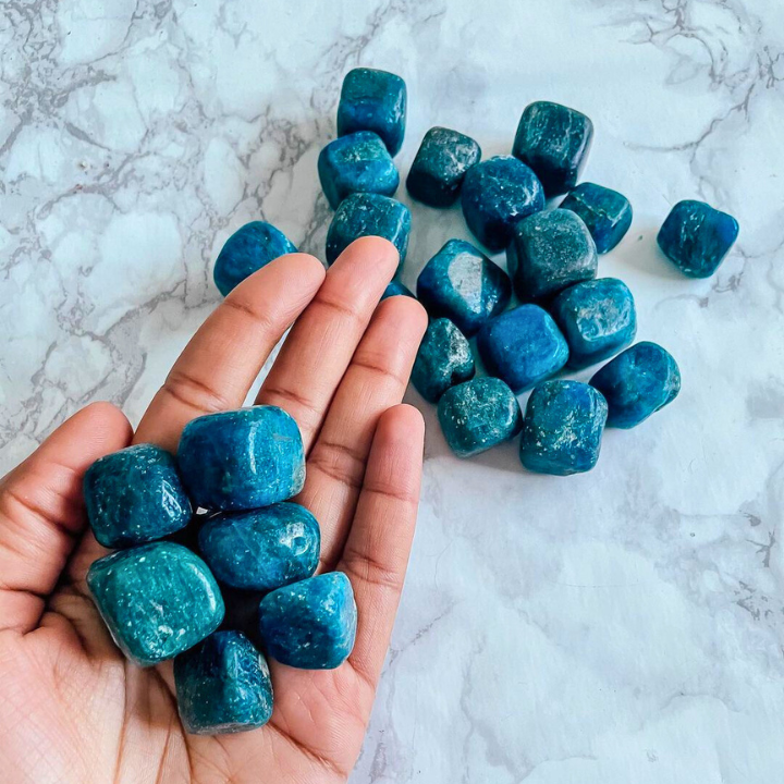 crystals for manifesting good health blue apatite