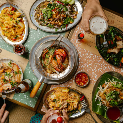 Variety of dishes from Samsen Hong Kong, with branches serving Thai food in Central, Sheung Wan and Wan Chai