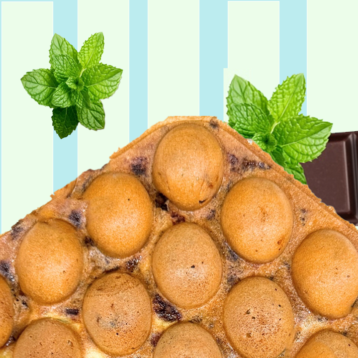 Hong Kong egg waffle mint chocolate gai daan jais American flavours 