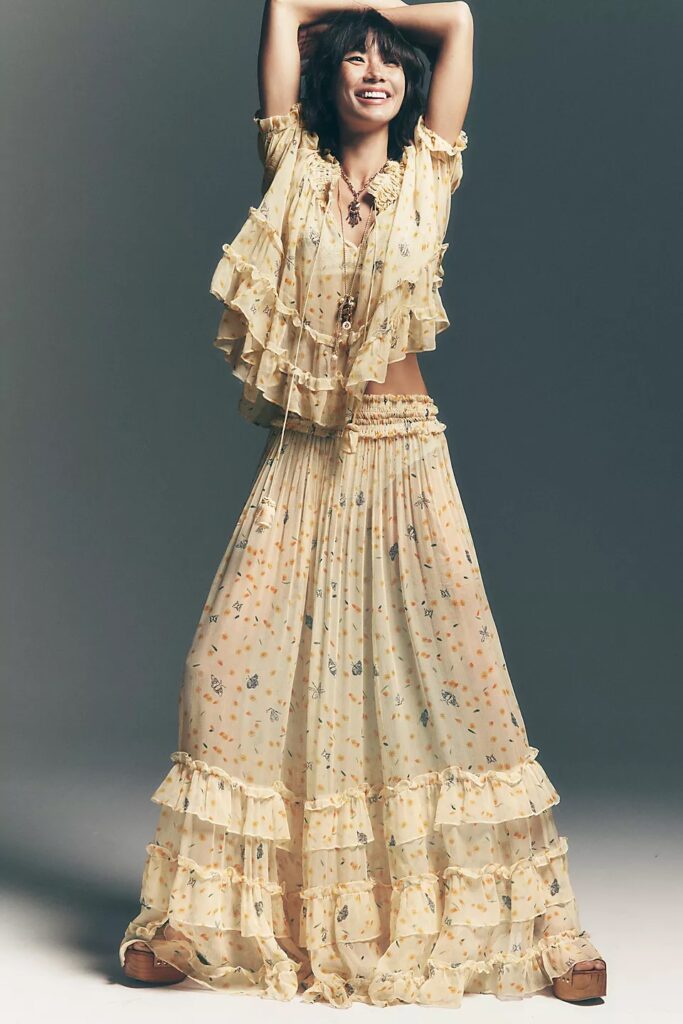 Spring Style Trends, Boho Chic, Maxi Set, Free People