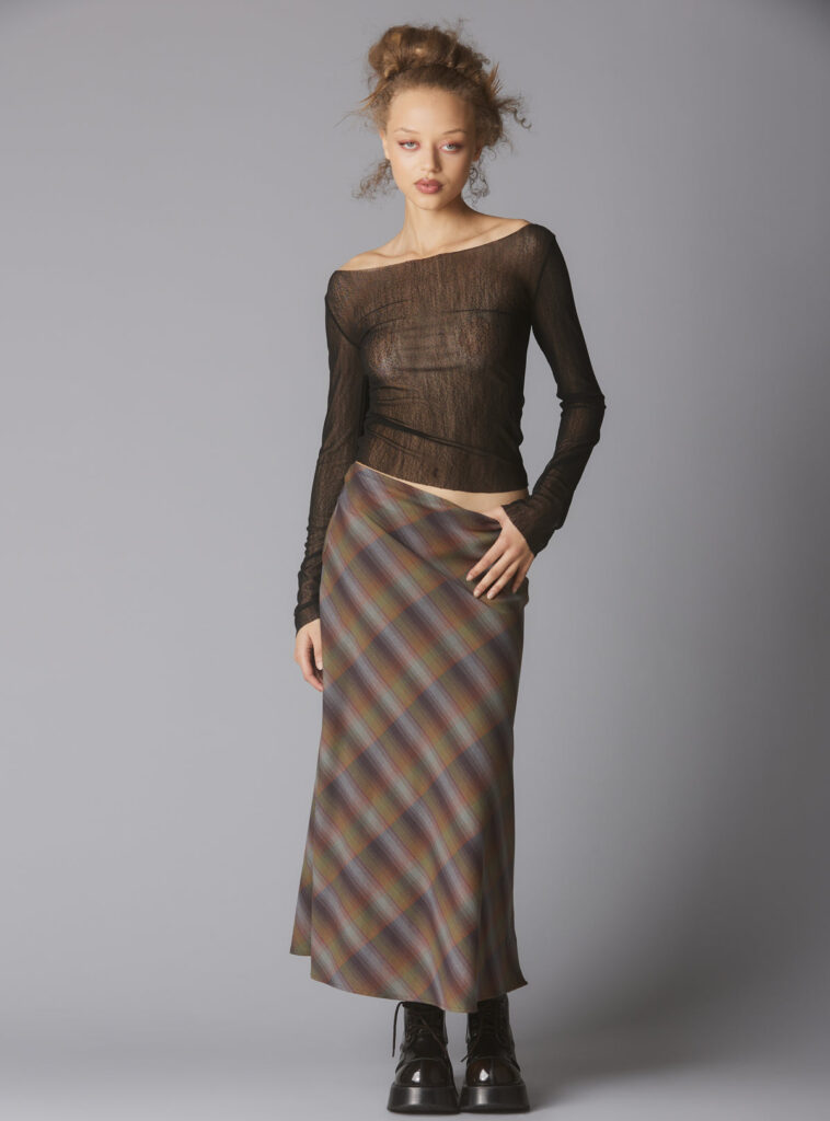 Spring Style Trends, Tartan, Plaid, Skirt, UNIF