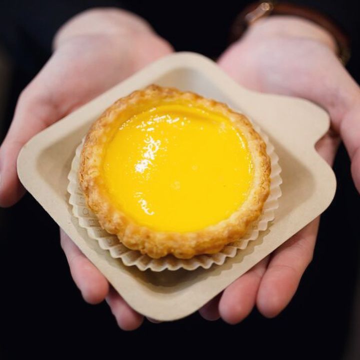 Queen Sophie fluffy puff pastry egg tarts egg tarts in hong kong available in various locations in hk