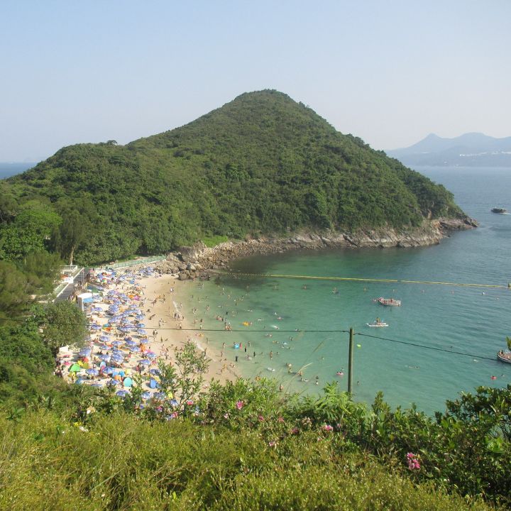 Sharp Island Sai Kung Hong Kong Hap Mun Bay Beach Crescent Moon shaped beach clear water swimming summer adventure