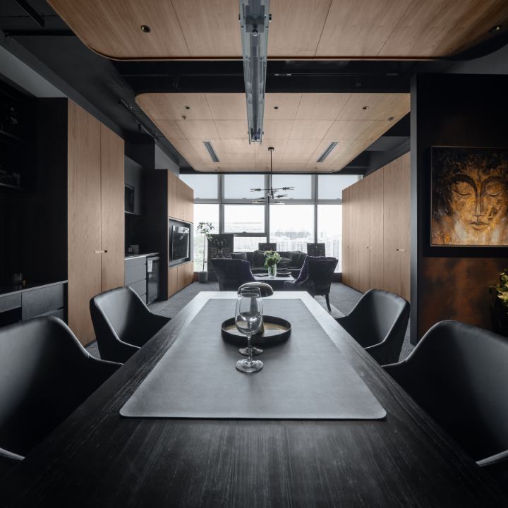 interior of a living room designed by lyyh studio, best interior designers in hong kong