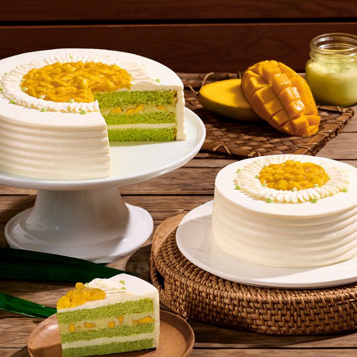 lady m cake pandan mango