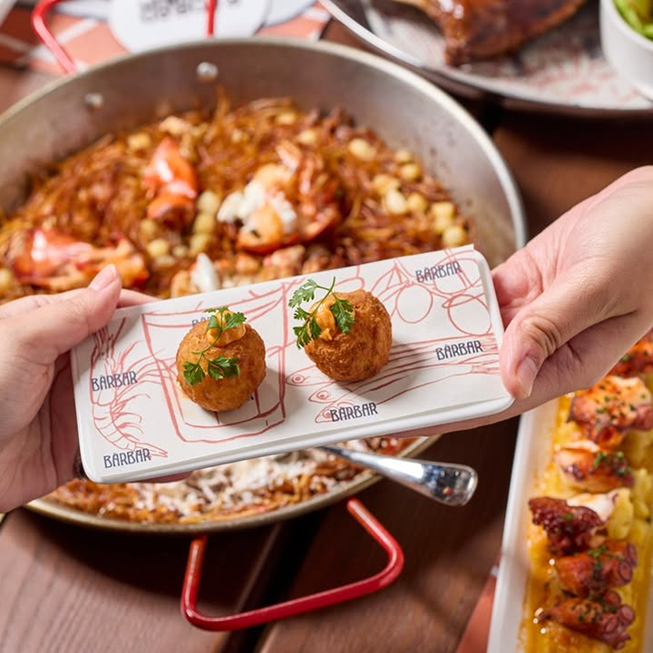 tapas at barbar, business lunch set menu in wan chai hong kong barbar