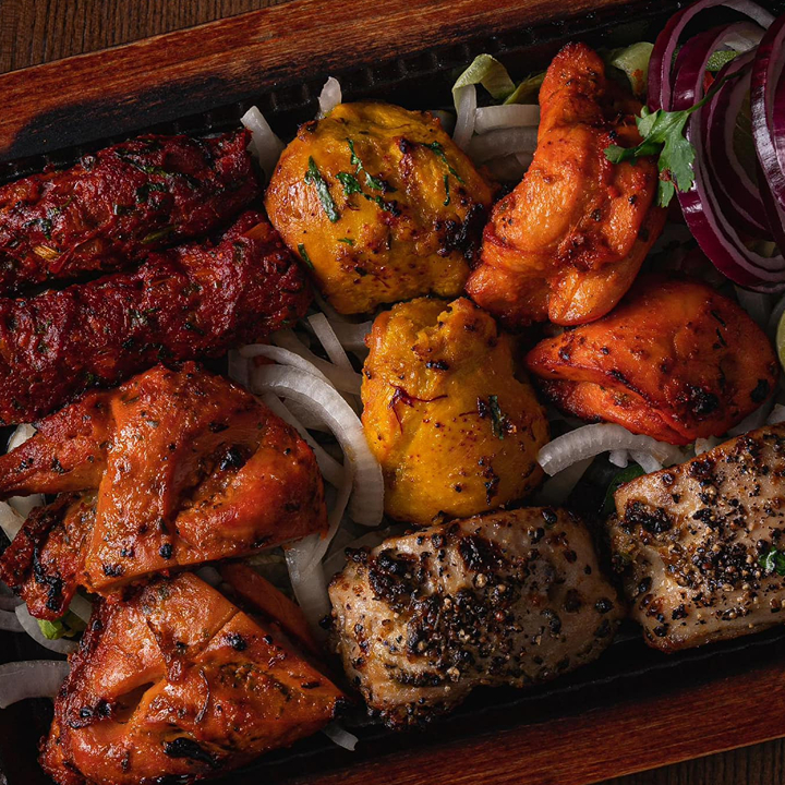 meat platter indian food at jojo wan chai weekday lunch buffet hong kong indian restaurant