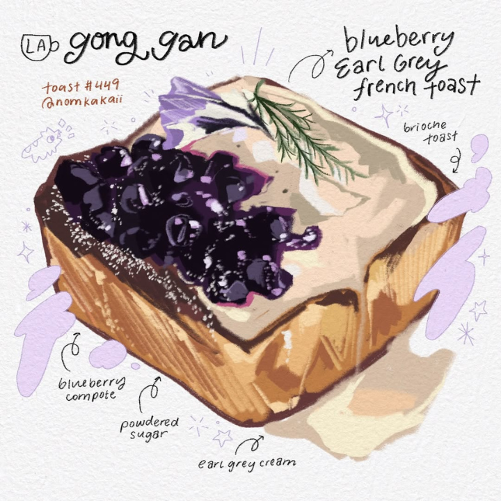 Nomkakaii drawing sassy hong kong interview jam on toast breakfast