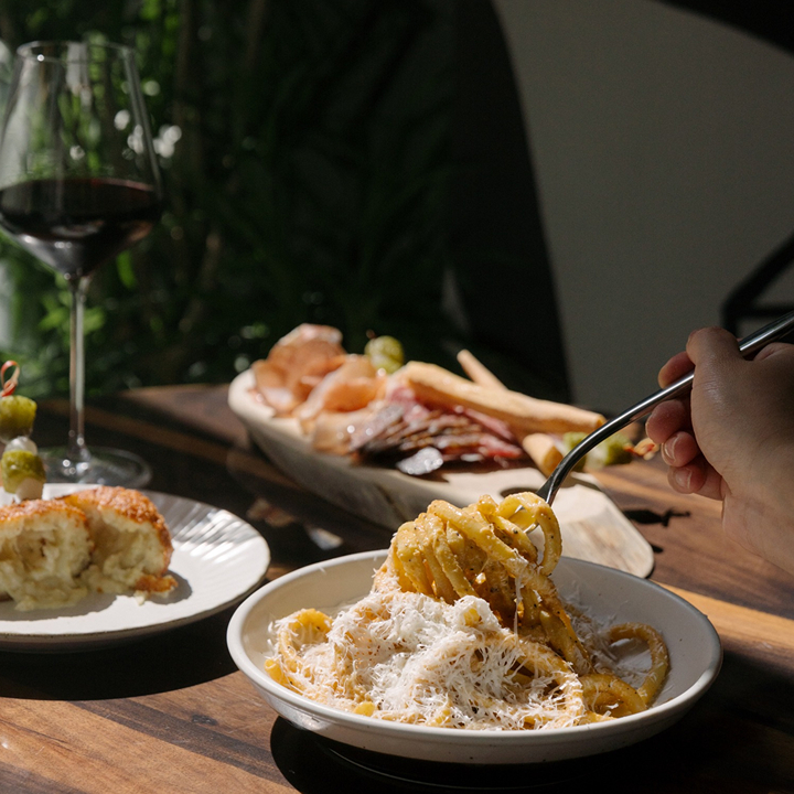 pasta, wine and other dishes at nocino kwun tong, best restaurants in kwun tong hk