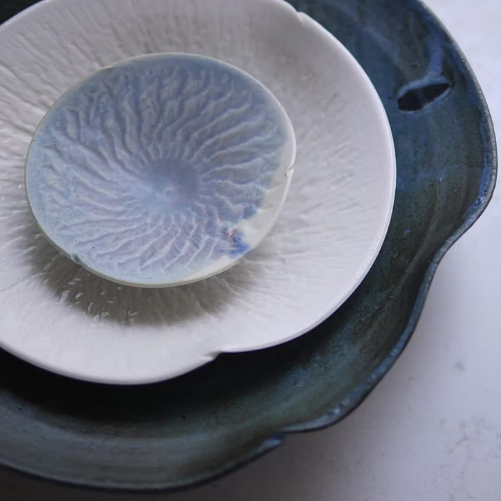 ceramic plates and bowls made at half corner studio, pottery classes in hong kong