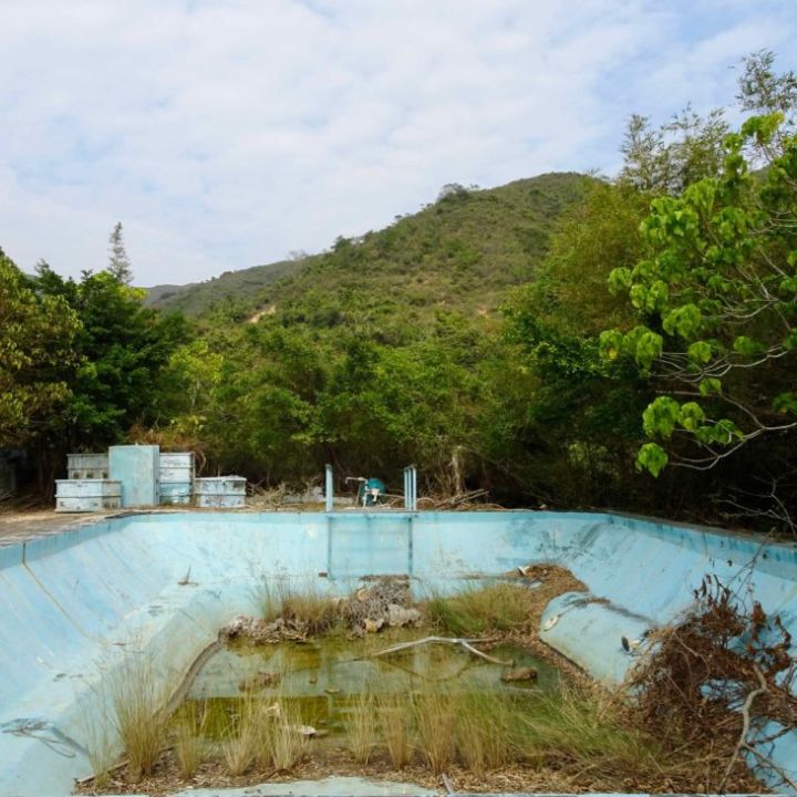 abandoned places hong kong village club captain bear