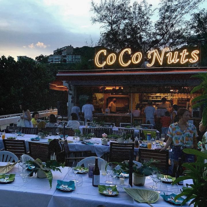 Coconuts Thai Bar & Grill. Dining with a big group? Here's where to book for a crowd, including restaurants with private rooms and special set menus.