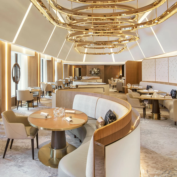 interiors of amber, best fine dining restaurants in hong kong