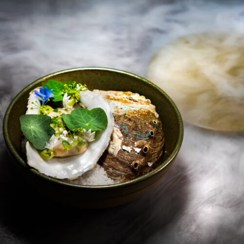 intricate fine dining dish from Arbor, best fine dining restaurants in Hong kong