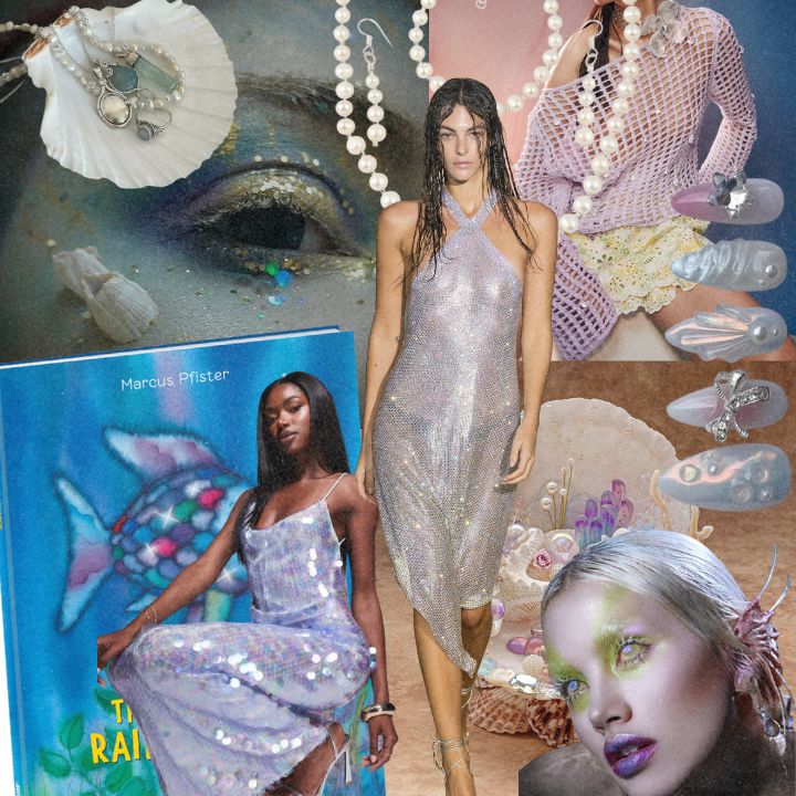 the rainbow fish, mermaid, mermaidcore, last minute halloween costume ideas 2025, diy costumes, aesthetic costumes, halloween costumes for fashion girls