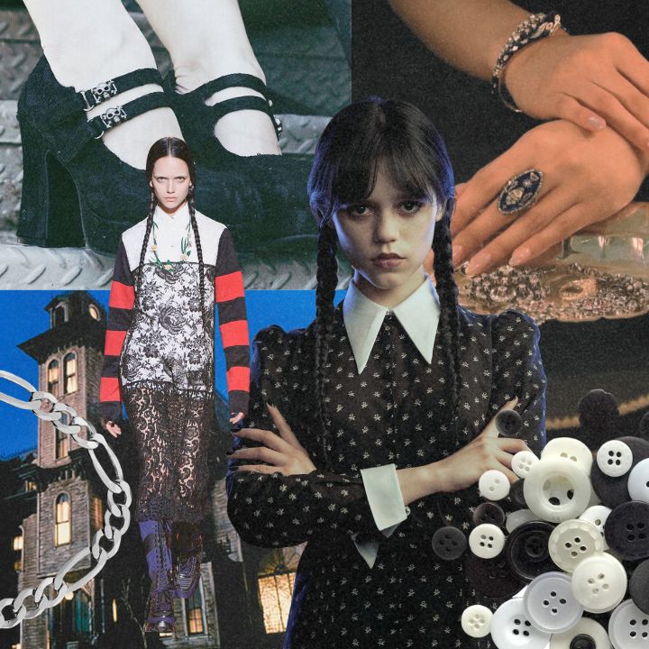 wednesday, the addams family, last minute halloween costume ideas 2025, diy costumes, aesthetic costumes, halloween costumes for fashion girls