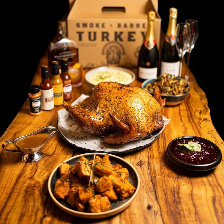 thanksgiving dinner hong kong 2025, smoke and barrel, dine in or takeaway set menus