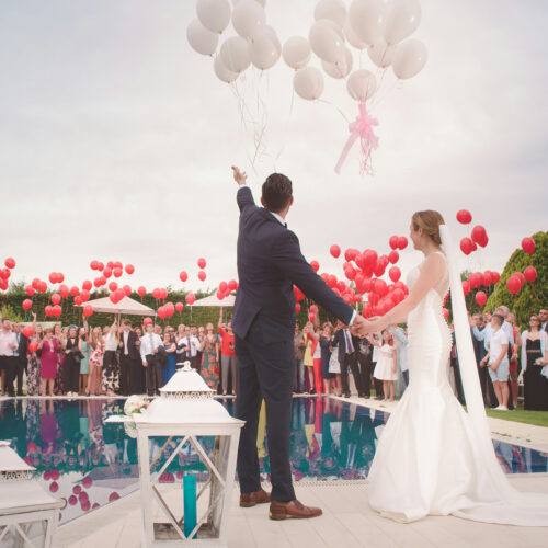 bride and groom celebrating wedding, best wedding packages in hong kong