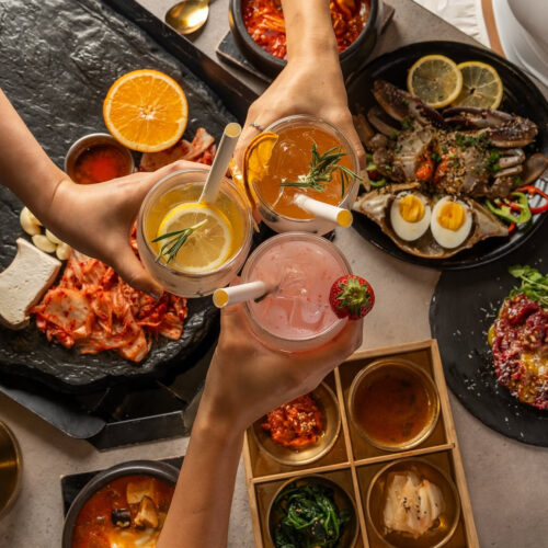 set lunch dishes, drinks and sides from Jeju in Central Hong Kong, where to find the best set lunch deals in Central HK