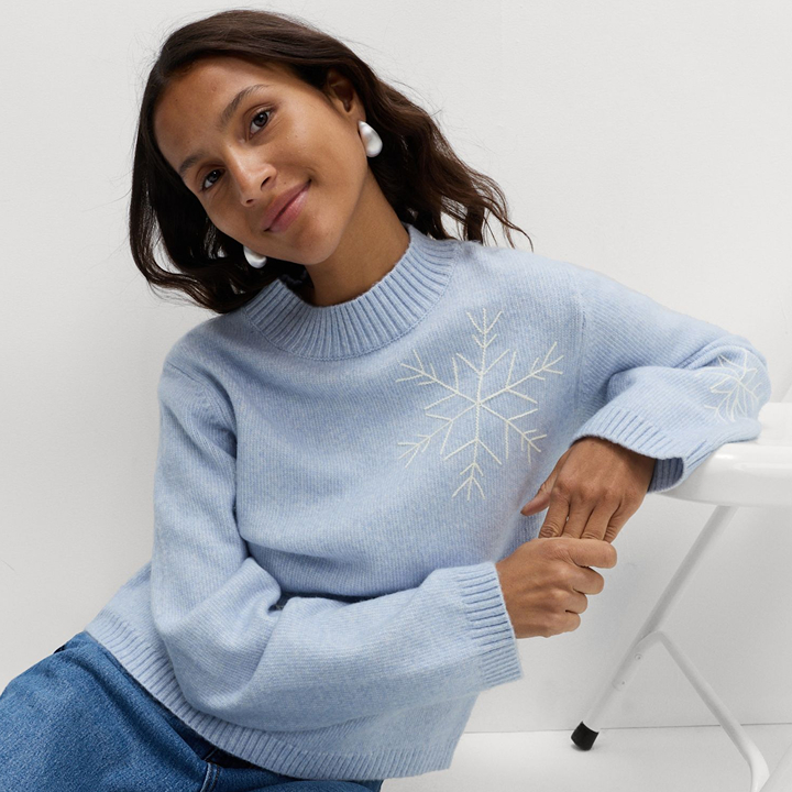 snowflake sweater from marks and spencer hong kong M&S christmas jumper hk