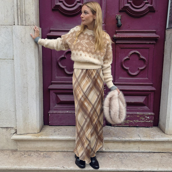 zara jacquard knit jumper christmas sweater hong kong