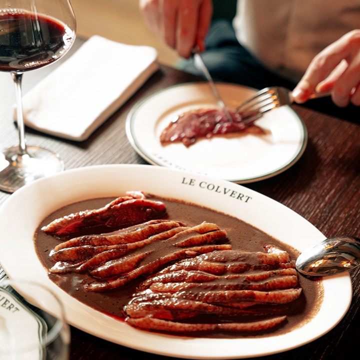 duck cuisine at le colvert; affordable date night spots in hong kong, french restaurant le colvert for date night