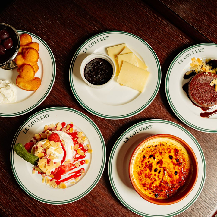 desserts at le colvert, french restaurant in sai ying pun for group dining in hong kong, Dining with a big group? Here's where to book for a crowd, including restaurants with private rooms and special set menus.