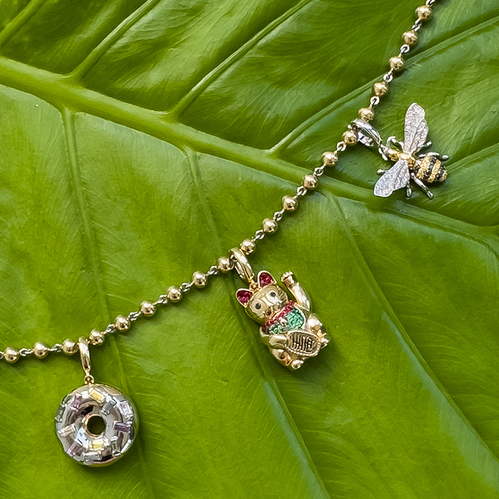 jewellery charms from valentina jewellery, a local brand hong kong independent jeweller