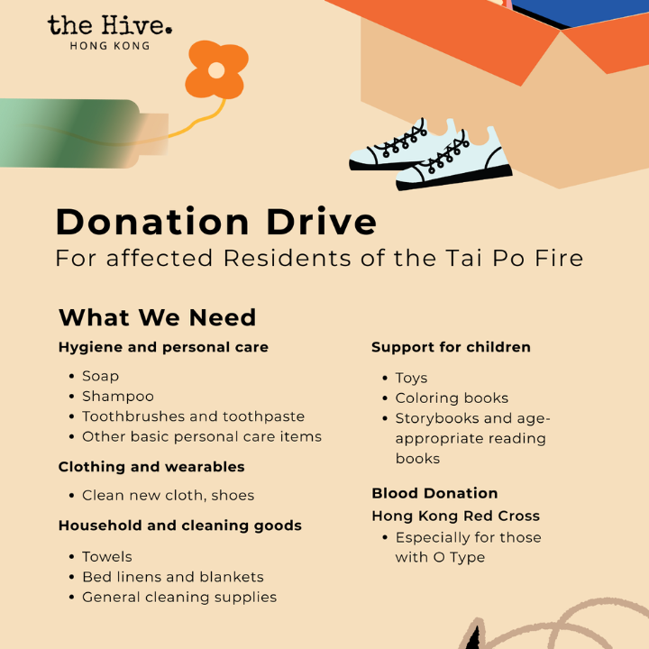 Where To Donate To Hong kong Tai Po Victims The hive donation drive
