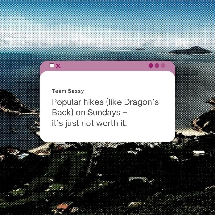 Things We're Leaving Behind In 2025; dragons back hike