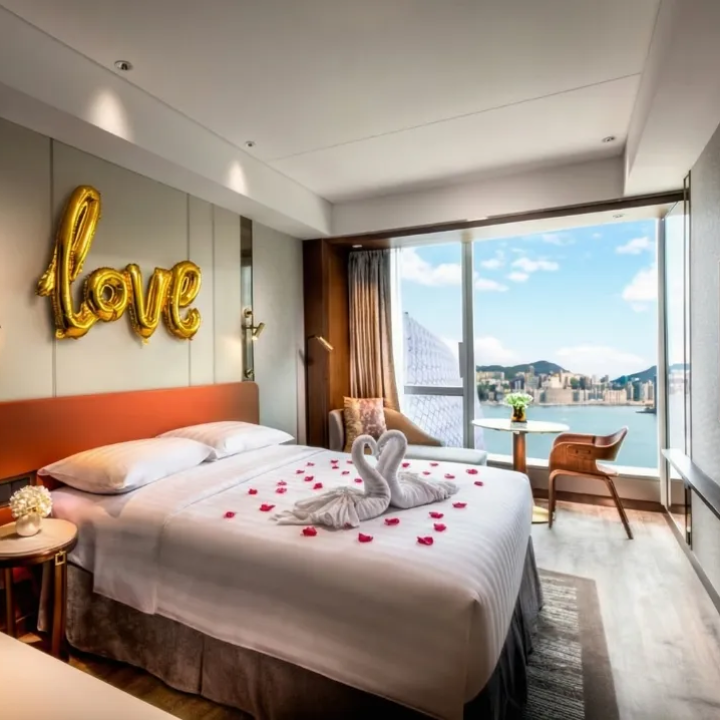 The Dorsett Kai Tak Valentine's Day Staycation Romantic Staycations Sky High Romance Valentine’s Room Package
