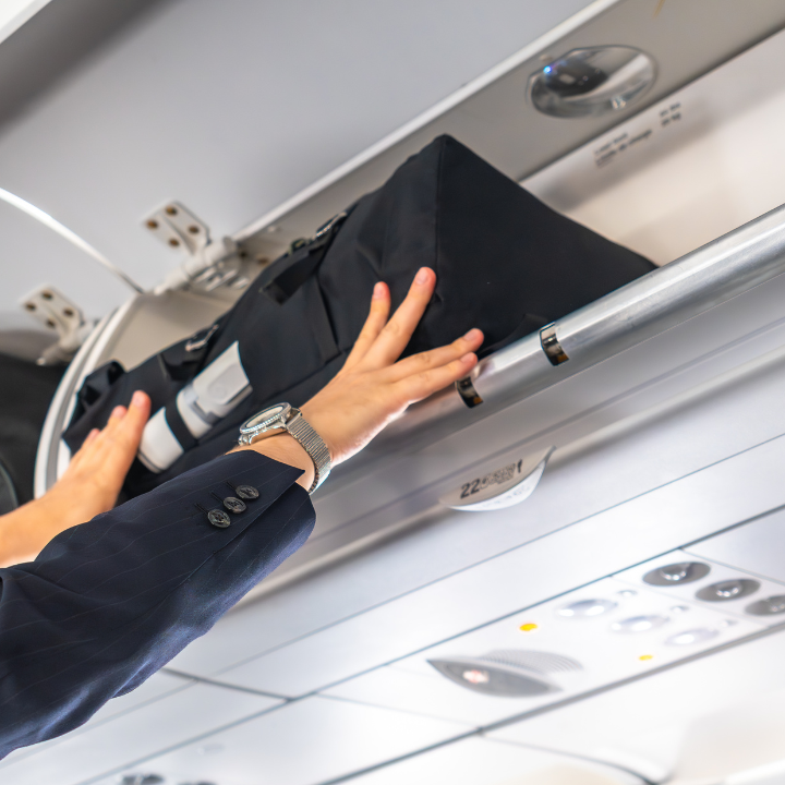 What's On Travel Tips Sassy Hong Kong In-flight safety tips, overhead bins for luggage not valuables