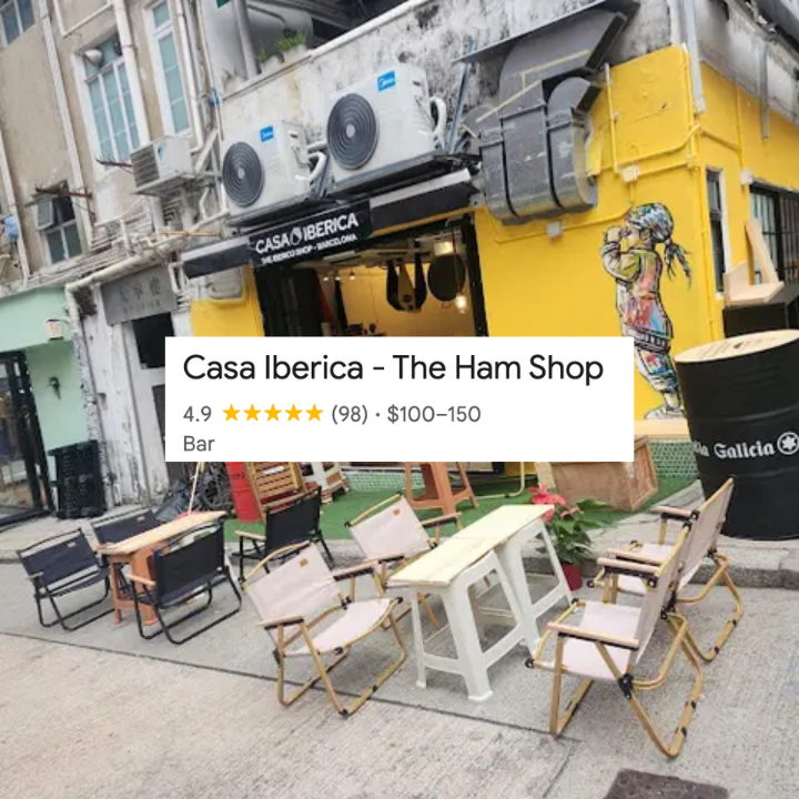 Team Sassy Reviews Google Rated 4.8 star and above restaurants Tapas Bar Casa Iberica The Ham Shop