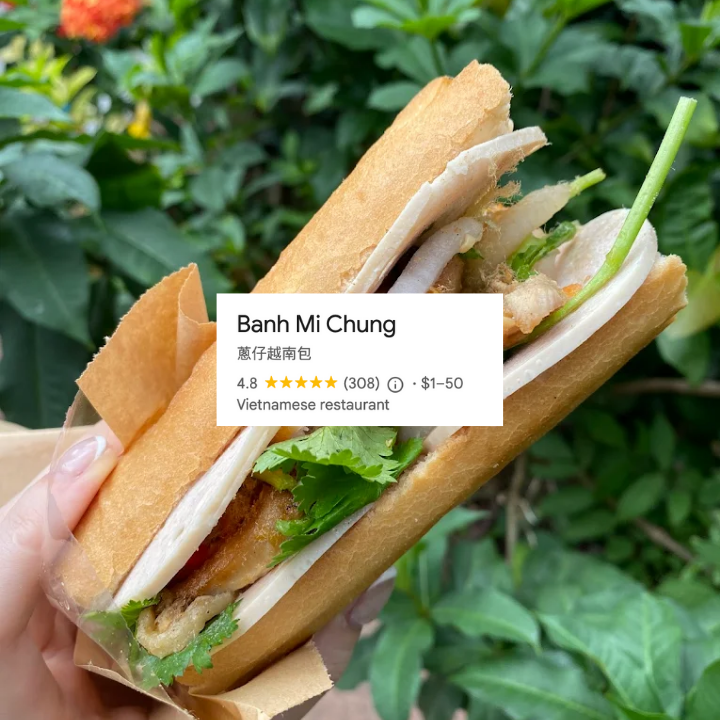 Team Sassy Reviews Google Rated 4.8 star and above restaurants Banh Mi Chung Vietnamese Banh Mi 
