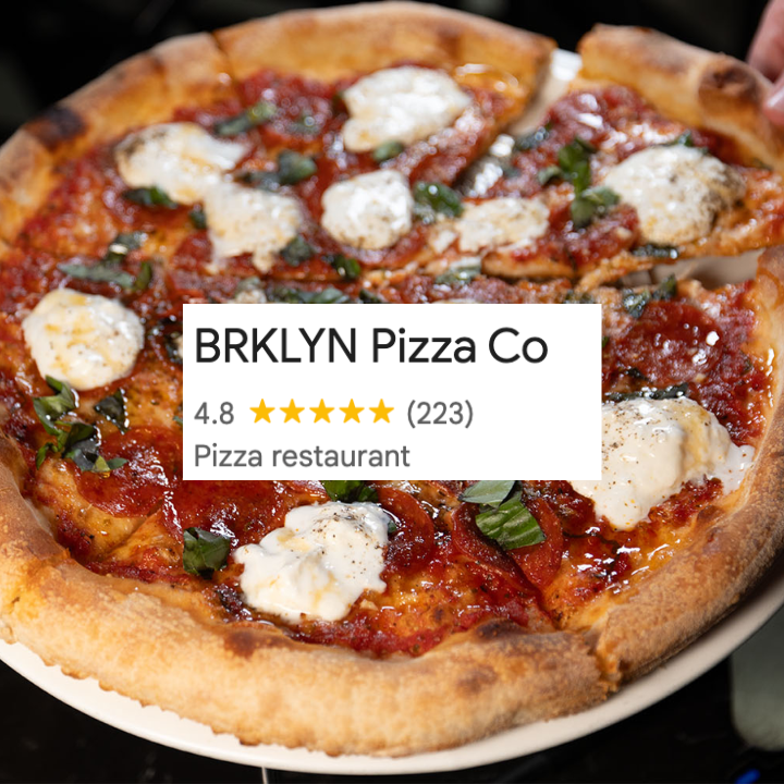 Team Sassy Reviews Google Rated 4.8 star and above restaurants Brooklyn Pizza Co Pizza