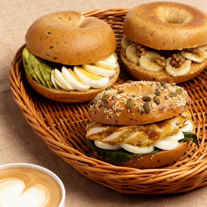 Where to find healthy food and affordable meals in Hong Kong; nood food for lunch with nutritional value, bagels sandwiches salads and more healthy meals