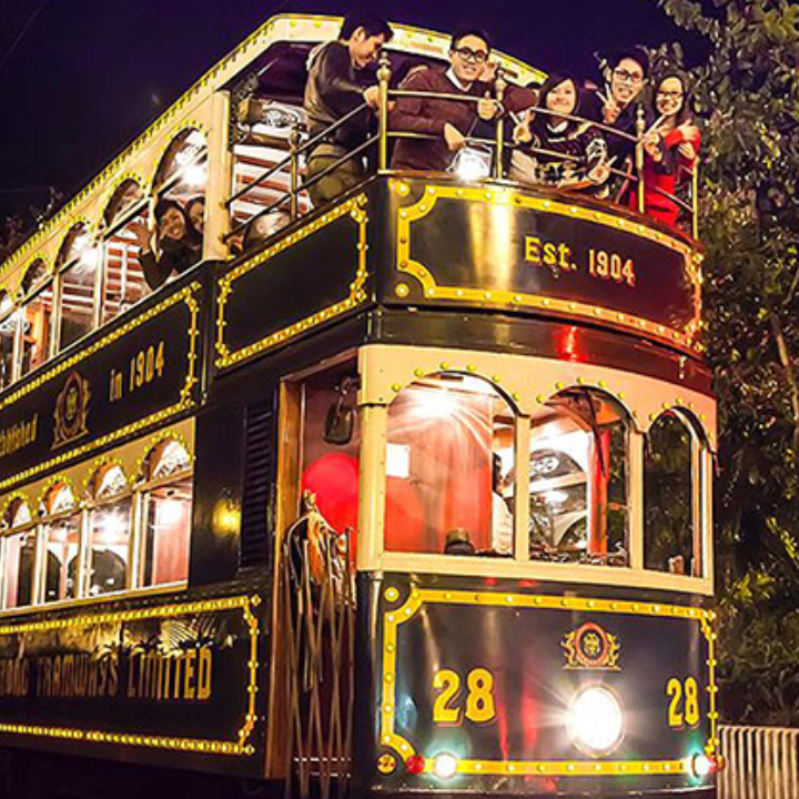 Hen do ideas, bachelorette party ideas, hong kong bachelorette party, Tram party, hong kong tramways