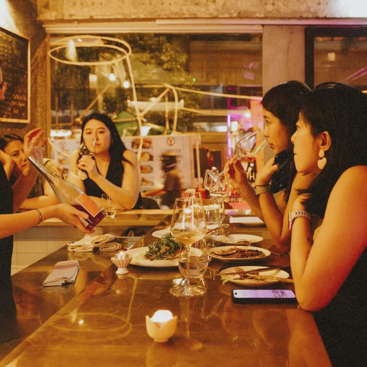 Crushed wine bar central hong kong girls night out trivia night